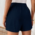 thumbnail image 4 of Ashirexll Women's Shorts, Summer Shorts for Women, Casual Vintage Pants Color Pocket Shorts, 4 of 7