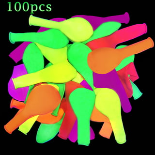  31 Pieces Glow Neon Party Supplies UV Reactive Set Fluorescent  Hanging Paper Fans Black Light Glow Balloons Neon Paper Fans and Balloons  Party Decorations for Glow Parties Birthdays Weddings : Toys
