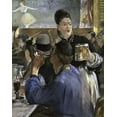 thumbnail image 2 of Manet, Edouard 20x24 Black Ornate Wood Framed with Double Matting Museum Art Print Titled - Corner of a Cafe Concert, 2 of 4