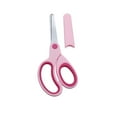 thumbnail image 3 of GUIGUI 5.7" Small Blunt Craft Scissors, Sharp Stainless Steel Blades Safety Comfort Grip, Right- and Left-Handed Scissors, 1 Pack for Cutting Paper (Z-Pink), 3 of 9