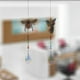 thumbnail image 5 of Paquete de 2 adornos de cristal para ventana con pintura de diamantes, colgante de carillón de viento para el hogar y el jardín, 5 of 5