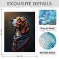 thumbnail image 3 of Diamond Art Kit for Adults, Cool Beagle Print No.63 Diamond Painting for Adults Beginners, 5D DIY Diamond Art Painting Kits, Colorful Diamond Painting Craft for Home Decor 12x16, 3 of 7