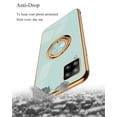 thumbnail image 6 of Compatible with Samsung Galaxy A42 5g Phone Case with Ring Holder Pink, Aesthetic Samsung A42 Case Silicone Soft TPU Slim Cover Shockproof Luxury with Kickstand (Green), 6 of 14