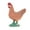 D, variant on E Complete Set Of Four Mini Simulated Farm Poultry Model Toy Rooster Hen Duck Goose Kids Educational Play