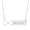 Silver, variant on Personalized Infinity Necklace Name Plate Bar Necklace for Women