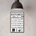 thumbnail image 6 of Kitchen Rules Tin Sign Vintage Funny Metal Wall Decor Decoration Art Mural Hanging Iron Painting for Home Garden Bar Pub Kitchen Living Room Office Garage Poster Plaque 12 x 8inch, 6 of 8