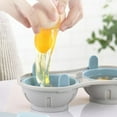 thumbnail image 5 of Escalfador de huevos apto para microondas, vapor de huevo con taza de medida lavable en lavavajillas, aparato de cocina para cocinar al vapor para huevos escalfados, 5 of 5
