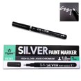 thumbnail image 2 of Silver Liquid Markers Reflective Liquid Paint Pens Set High Gloss Art Car DIY Model Repair Markers Set For Plastic Glass Ceramic 2ml, 2 of 9