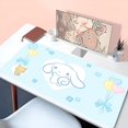 thumbnail image 1 of Alfombrilla de ratón Sanrio Cinnamoroll Kawaii para ordenador portátil, alfombrilla para teclado de gabinete de jugador de Anime, alfombrilla de escritorio de dibujos animados, 1 of 5