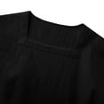 thumbnail image 5 of Women's Solid V-Neck Long Sleeve Casual Top with Three-Quarter Sleeve, 5 of 8