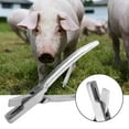 thumbnail image 3 of Alicates para etiquetas de oreja de cerdo de acero inoxidable, equipo para cerdos, animales de granja (en forma de V), 3 of 5