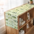 thumbnail image 6 of Table Runners 120 Inches Long Dress Scarves, Sage Green Leaves Farmhouse Coffee/Dining/Kitchen Table Runner for Living Room, Summer Botanical Farmhouse Leaf 13x120 Inch, 6 of 9