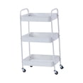thumbnail image 4 of Carrito con ruedas, organizador de unidades, multifuncional, resistente, con asa, carrito de almacenamiento de metal para cocina, 4 of 9