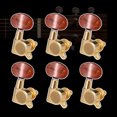 thumbnail image 1 of 6 uds cabezales de máquina de perilla cerrada sintonizadores accesorios de instrumentos musicales izquierda/derecha, 1 of 8