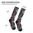 thumbnail image 4 of Pofeuu Gnome With Mushroom 2 Print Compression Socks for Women & Men Circulation - Best Support for Nurses,Running,Athletic,Sports, 4 of 7