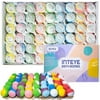 54 PCS Bulk Bath Bombs with Small Gift Bags, Large Capacity Sharing Pack For Women, Men & Kids, Relaxation and Stress Relief, Christmas, Venlentine's Day