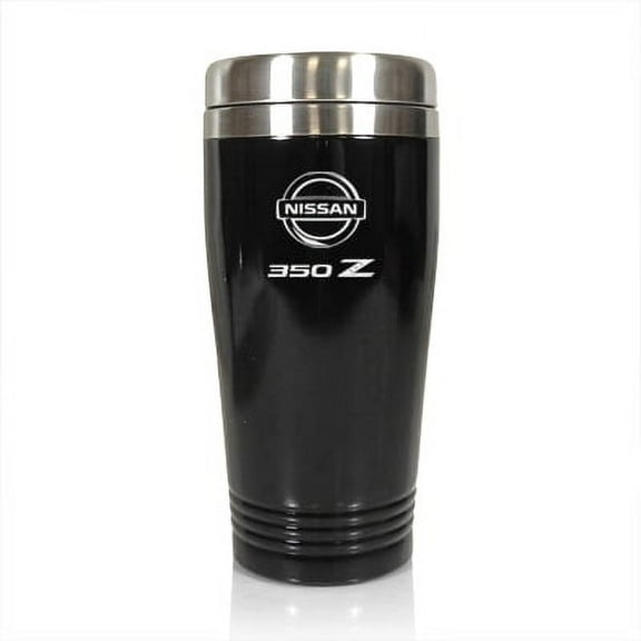 Nissan 350Z Black Stainless Steel Travel Mug