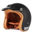 thumbnail image 1 of Casco Vintage Americano de Motocicleta - Blanco Dorado, 1 of 4