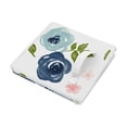 thumbnail image 3 of Watercolor Floral Navy Pink Rose Storage Fabric Toy Box by Sweet Jojo Designs, 3 of 4