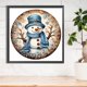 thumbnail image 3 of 5D bricolaje taladro redondo completo diamante pintura invierno muñeco de nieve Kit hogar decoración arte artesanía FLhrweasw Nuevo, 3 of 9