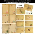 thumbnail image 2 of Adornos navideños - Juego de sobres y papel de papelería navideño - Tarjeta de felicitación Tarjeta de invitación, 2 of 5