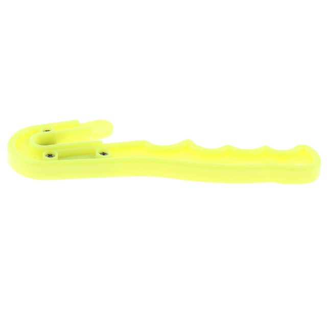 Cuchillos de cuerda Hoja de acero al carbono Cuerpo de plástico Cortador de redes de pesca de algas marinas con hoja de repuesto para un fácil reempla Amarillo SM SunniMix Cortador de cuerdas de buceo