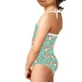 thumbnail image 4 of FOR U DESIGNS Corgi Dog Sleeveless Bathing Suit Toddler Kids One Piece Swimsuit for Girls Adorable Summer Beach Wear Adjustable Neck Strap Swimwear Size 1-2, 4 of 6
