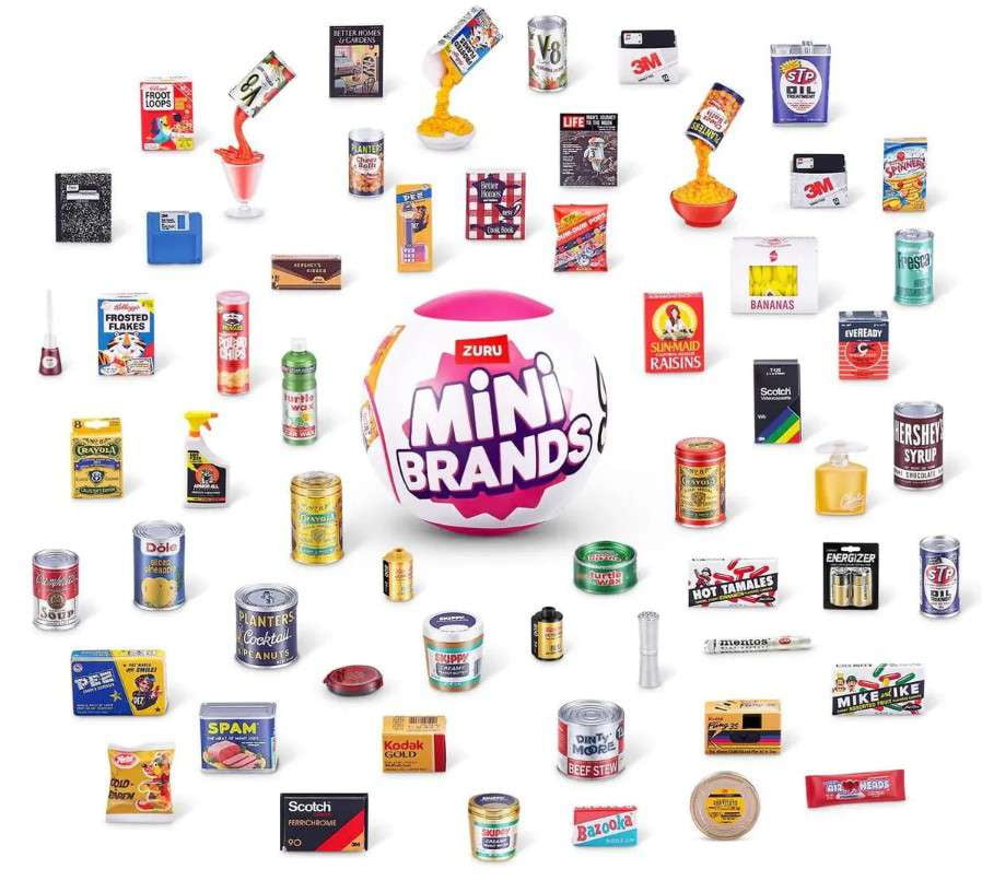 5 Surprise Mini Brands! Retro Mystery Box (13 Packs)