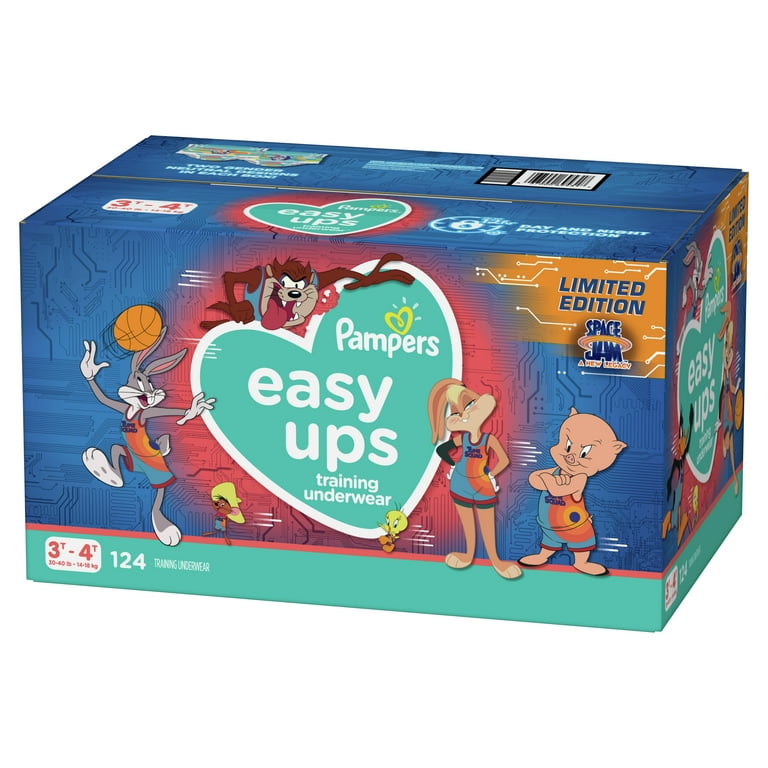 Pampers Easy Ups Training Underwear Boys, Size 5 3T-4T, 100 Count
