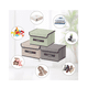 thumbnail image 4 of 3 pz Caja De Almacenamiento De Ropa Con Tapa Plegable Multicolor Lab.G Verde, Café, Gris, 4 of 5