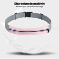 thumbnail image 3 of Riñonera para correr para hombre y mujer riñonera deportiva para gimnasio funda para teléfono (rosa) FLhrweasw Nuevo, 3 of 9