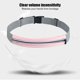 thumbnail image 3 of Riñonera para correr para hombre y mujer riñonera deportiva para gimnasio funda para teléfono (rosa) Hugtrwg Para estrenar, 3 of 9