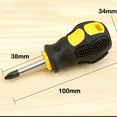 thumbnail image 2 of tooloflife Mini Screwdriver Stainless Steel Tool Slotted Screw Head for Repair Works Home Office Use Portable, 2 of 6