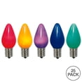 thumbnail image 2 of Vickerman C7 Ceramic LED Multi Twinkle Bulb Nickel Base, 120V,  .96 Watts, 25 Bulbs per bag, 2 of 2