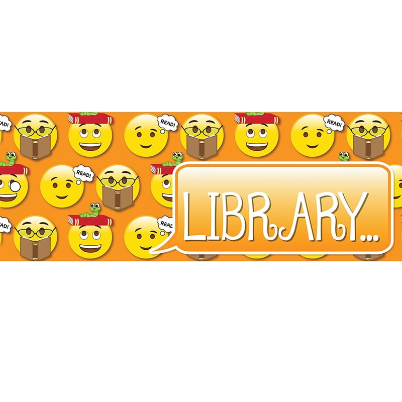 EMOJIS LIBRARY PASS, LAMINATED