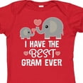 thumbnail image 4 of Inktastic Best Gram Ever Grandchild Boys or Girls Baby Bodysuit, 4 of 5