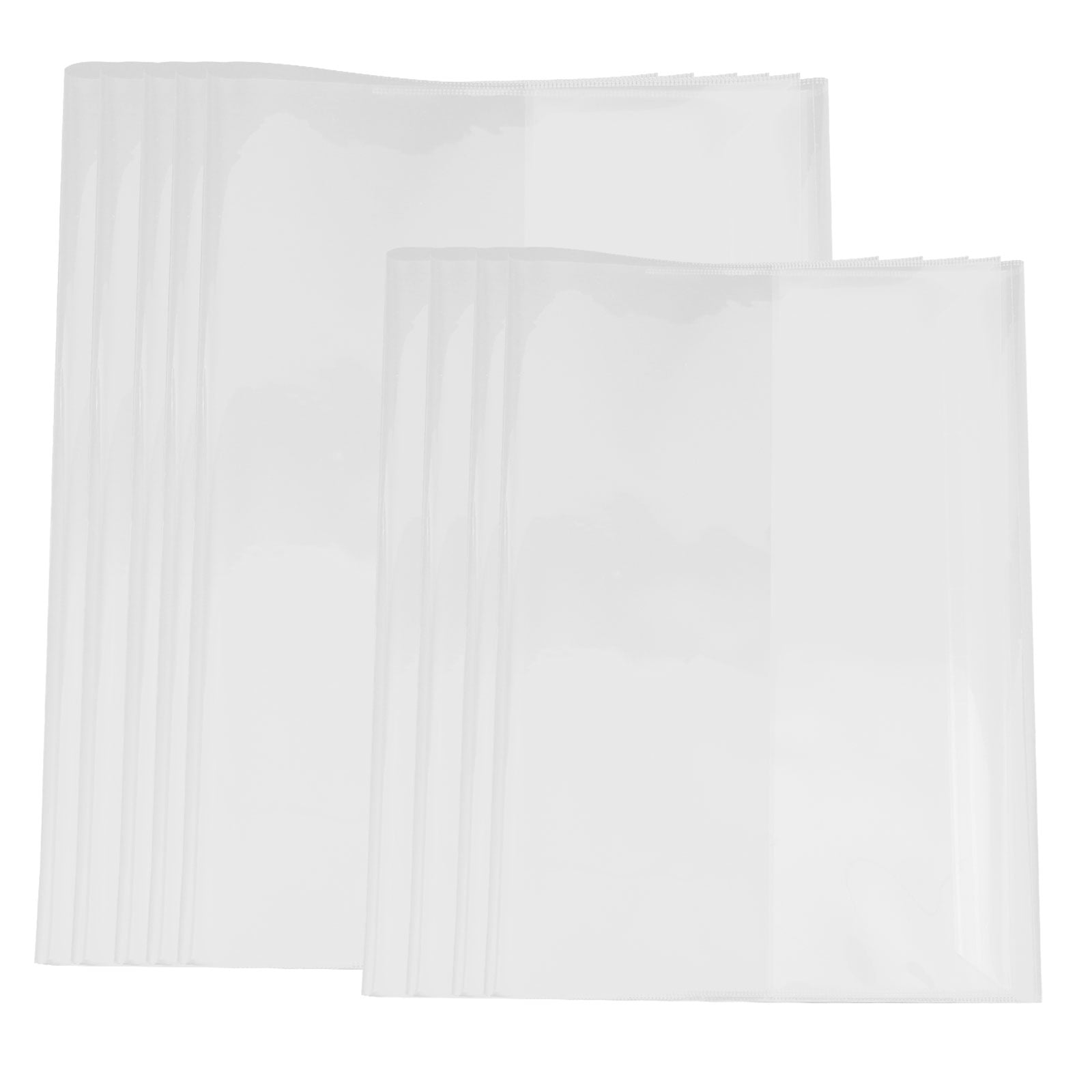 Hemoton 20pcs Clear Book Cover Book Sleeve Students Soft Cover Textbook