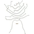 thumbnail image 5 of GELUOXI Brake Line Set W/O ABS Stainless for 1997-06 Jeep Wrangler TJ 919-221 Hydraulics, 5 of 13