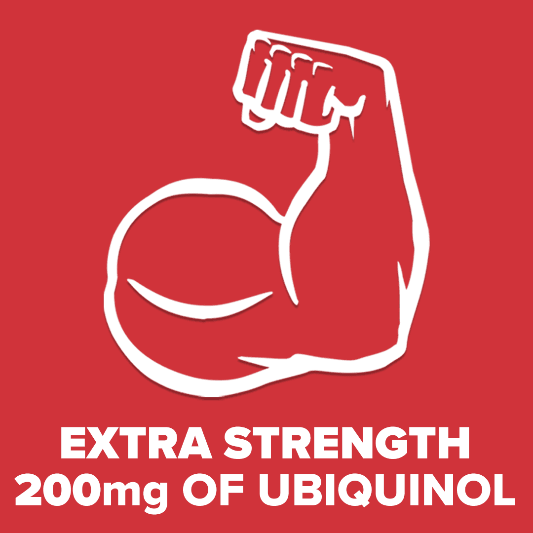 Qunol Ubiquinol CoQ10 Softgels, 200mg, Extra Strength, Heart Health Supplement, 60 Count