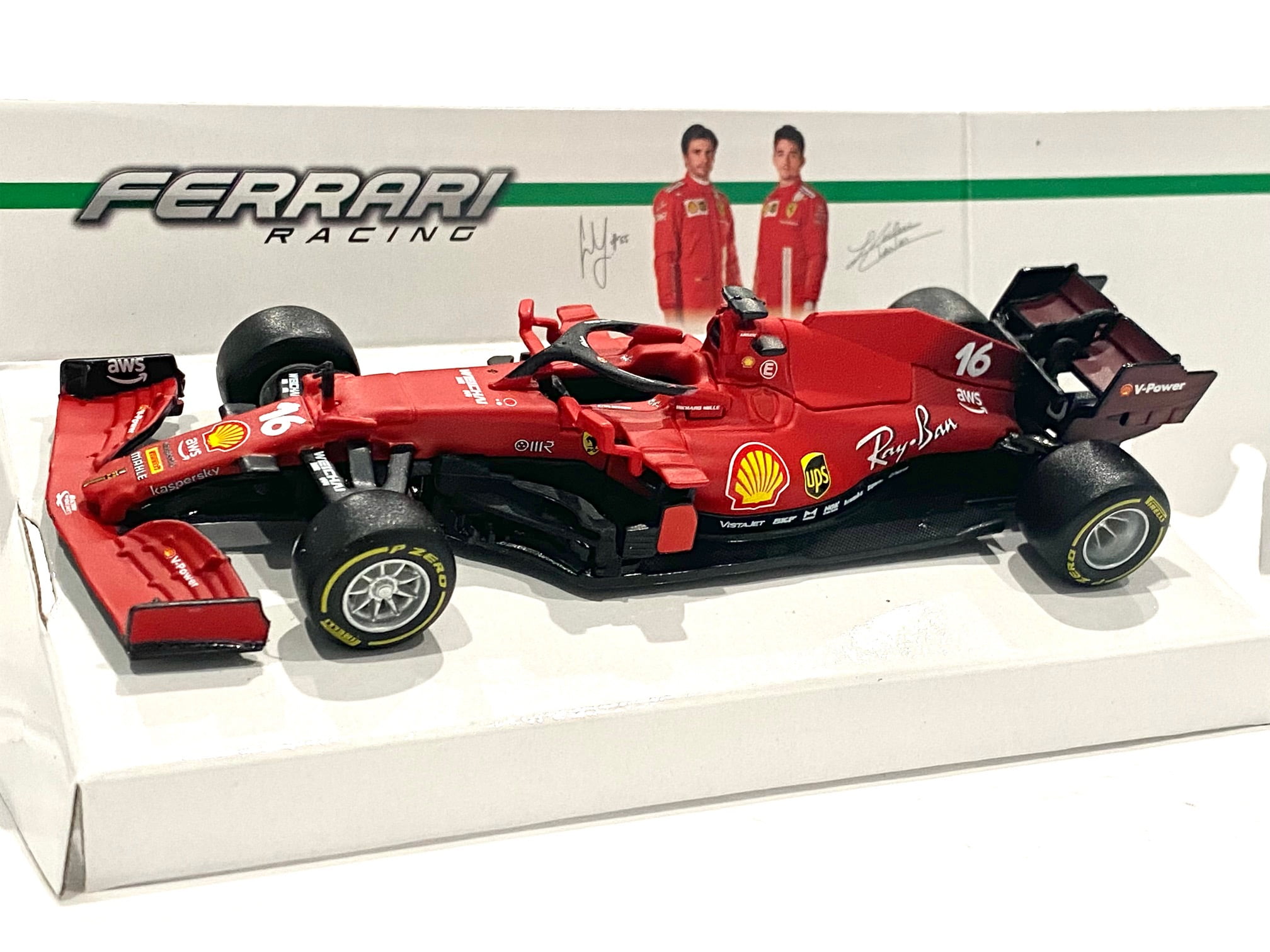 36814 Bburago 1:43 Ferrari  SF90  #5 F1 GP Australien 2019 Sebastian Vettel 