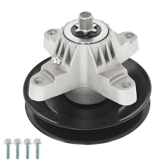 munirater 618-0574 Spindle Assembly with Pulley Replacement for MTD Cub Cadet 918-0574 618-0574 918-0574C