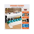 thumbnail image 4 of Continuous Bag Band Sealing Machine, 0.24-0.47 In/6-12 Mm Seal Width, Horizontal Band Sealer Machine With Digital Temperature Control, Bag Sealer For 0.02-0.8 Mm Plastic Bags, Inflation Function, 4 of 10