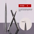 thumbnail image 4 of dianhelloya Nail Art Tools Nail Art Pen Easy to Use Apply Smoothly Metal Magnetic Body Brass Pen Bucket Flexible Bristles Manicure Art Wear-resistant Nail Art Constructor Pen Girls Gift, 4 of 8