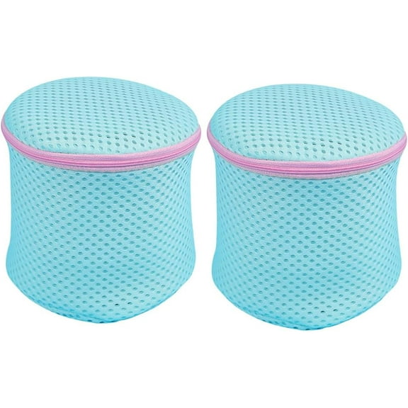 2pcs Laundry Bags Net Bra Washing Machine Mesh Bag Laundry Accessories Of Products Cover Container Bust for Socks Underwear Dirty Clothes Travel