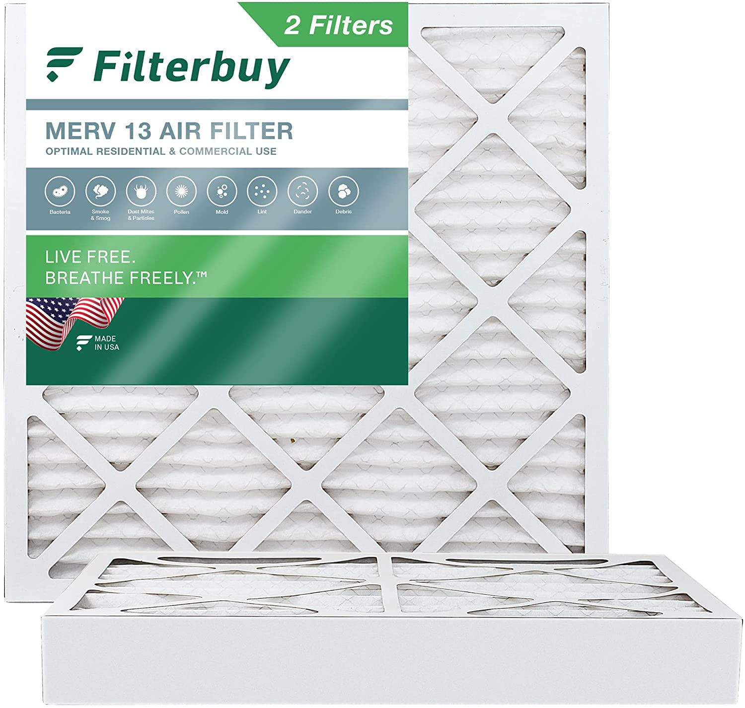Nordic Pure 24x24x4 3-5/8 Actual Depth Merv 10 Pleated AC Furnace Air Filters 1 for sale online 