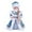 Snow Maiden 12" Light Blue, variant on STP Goods Snow Maiden Animated Musical Christmas Figurine 16.5" (42 cm) Snegurochka Holiday Figurine Xmas Standing Decoration Xmas Figure Doll Decoration Christmas Décor Holiday Décor, Blue White