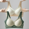 thumbnail image 6 of SUYOLL Women's Brassiere Thin Prevent Sagging Side Beauty Back Wire Free Solid Color Gather Bra Supportive Bralettes, 6 of 8