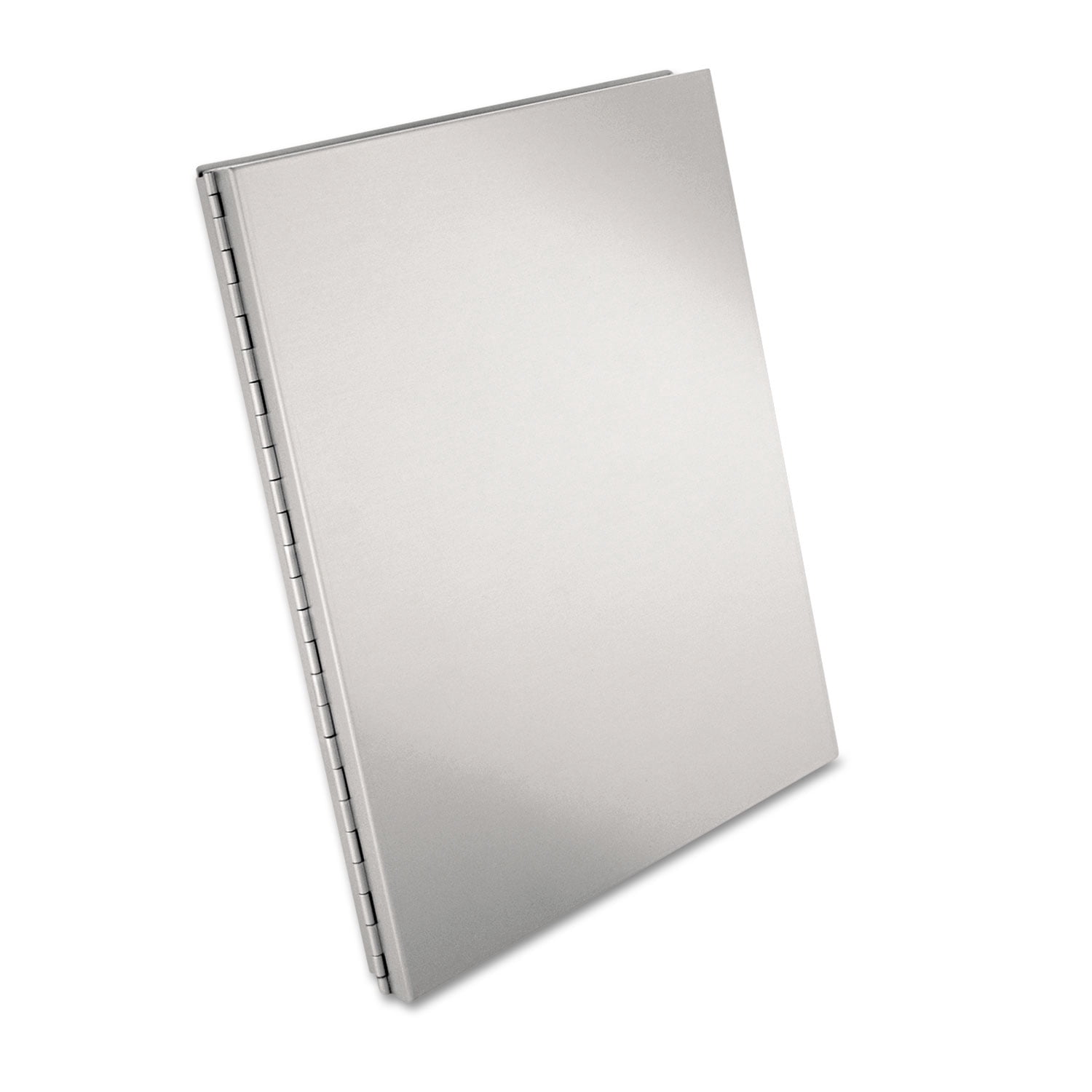 Saunders Manufacturing Snapak Aluminum Side-open Forms Folder, 1/2" Clip Cap, 8 1/2" x 12" Sheets, Silver
