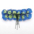 thumbnail image 2 of 144 rosas de espuma de 2,5 cm de diámetro, rosas artificiales de espuma de PE para manualidades, caja de dulces de boda, corona infantil, diadema nupcial, color azul oscuro, 2 of 7