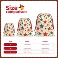 thumbnail image 2 of Super Soft Fabric Gift Bag Contraction Free Bag Mouth Pull Rope Design Red Ribbon Mouth For The Festival Independence Day Theme Elements Star (1) Medium, 2 of 8